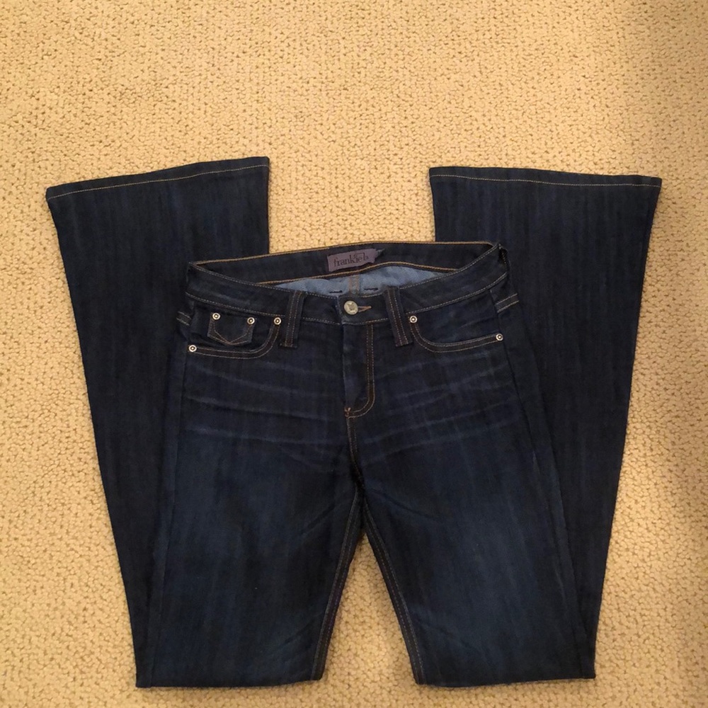 Dark wash, Frankie B jeans-flare cut